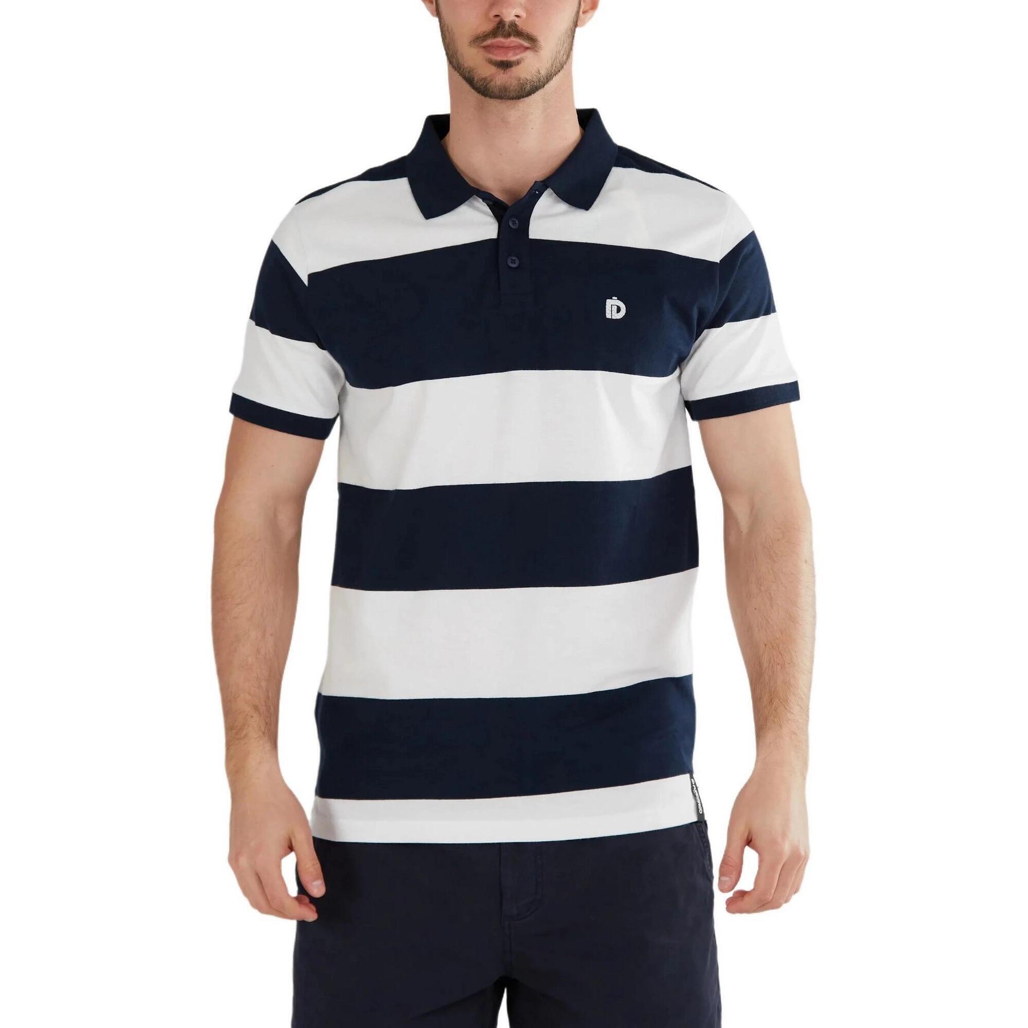 FUNDANGO Pánské tričko s límečkem Incognito Stripe