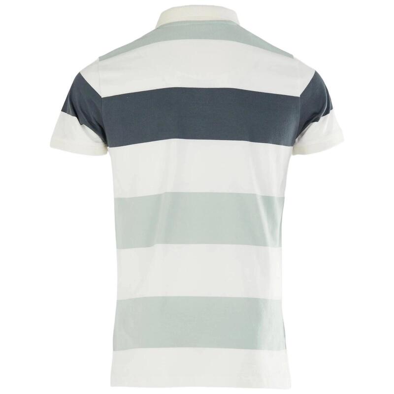 Incognito Stripe Poloshirt férfi galléros póló - világoskék