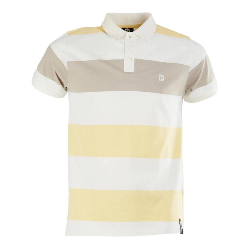 Incognito Stripe Poloshirt férfi galléros póló - sárga