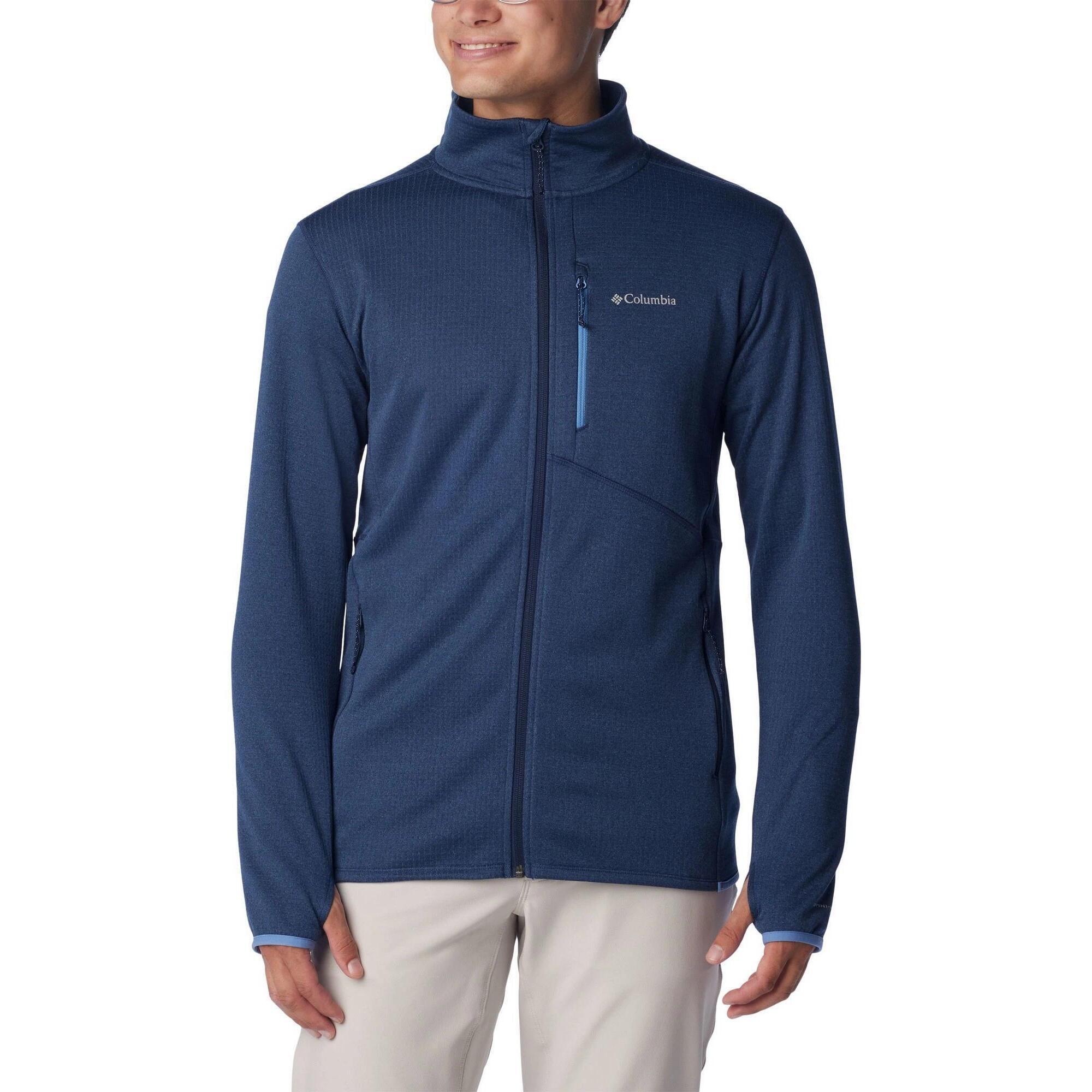 Columbia - Pull-over Hommes Park View - Polaire - Bleu - 48 Xl - Decathlon
