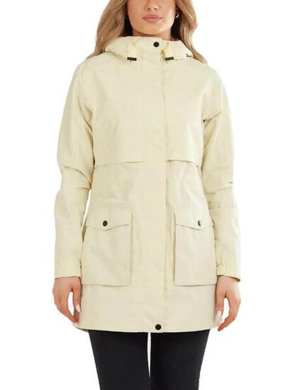 Zhuri Waterproof Jacket Damen Regenmantel - gelb