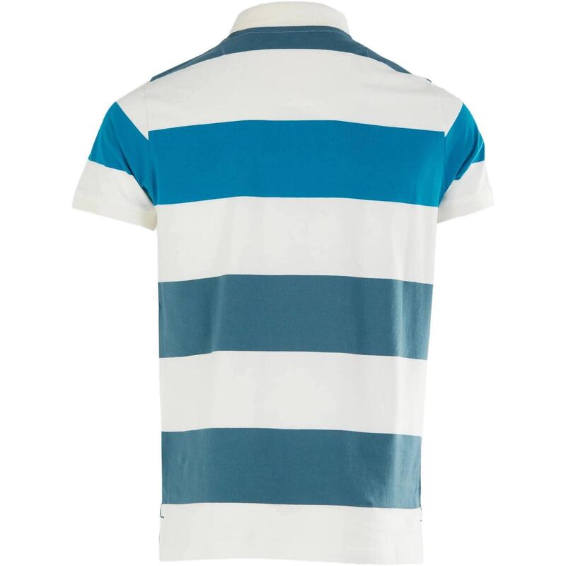 Tricou cu guler Incognito Stripe Poloshirt - verde barbati