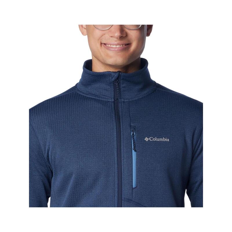 Park View Fleece Full Zip férfi polár pulóver - kék
