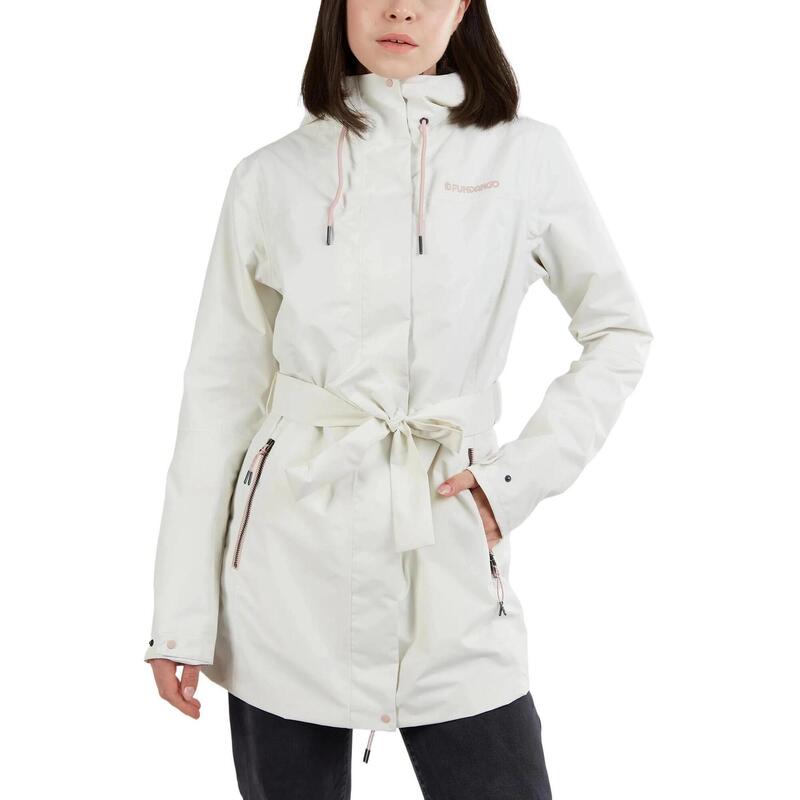 Haine de ploaie Regina Waterproof Trench Jacket - nisip femei