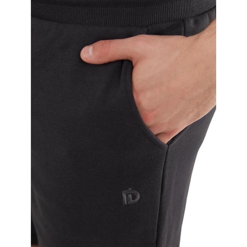 Delon Sweatshort férfi tréning rövidnadrág - fekete