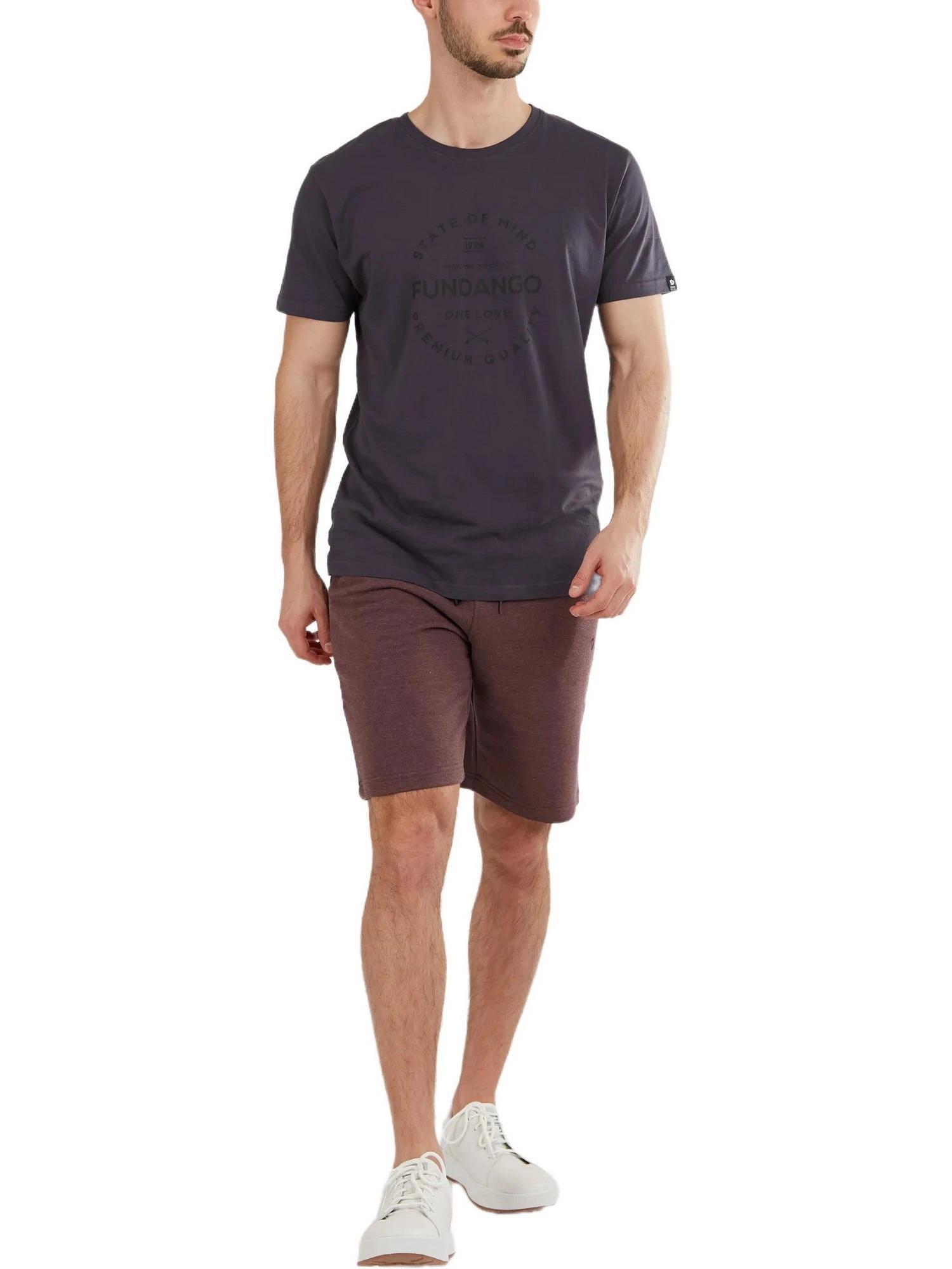 Spodenki fitness męskie Fundango Delon Sweatshort 3/7