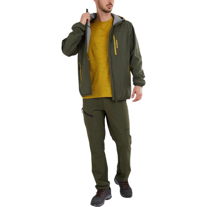 Alloy Hooded Softshell férfi softshell kabát - zöld