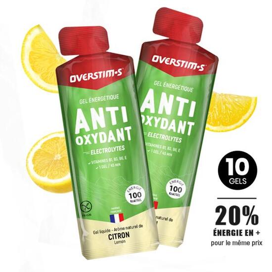 Gel énergétique Antioxydant - Citron - 10x34g