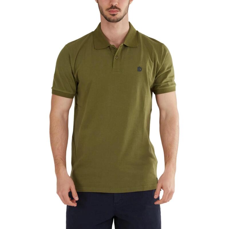 Tricou cu guler Incognito Mono Poloshirt - oliv barbati
