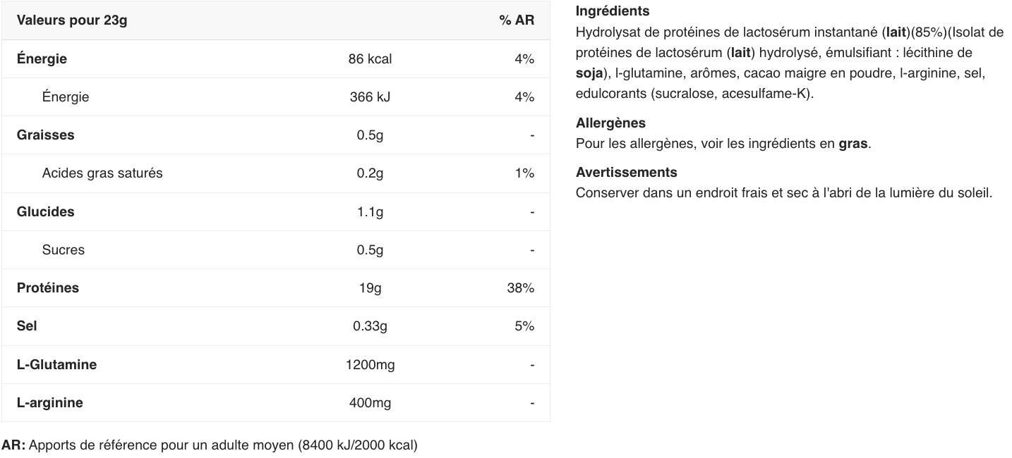 100% Hydro Isolate 700 Gr 2/5