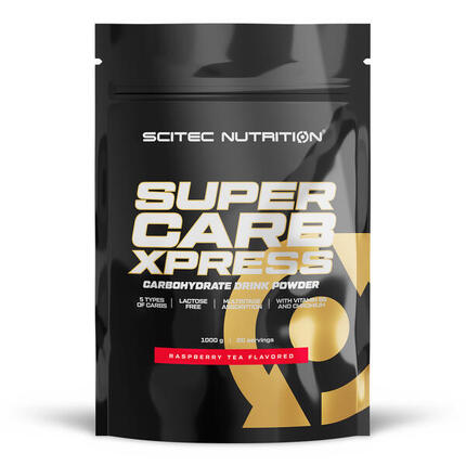 Koolhydraten In Poedervorm - Super Koolhydraat Xpress (1kg) - Raspberry Tea
