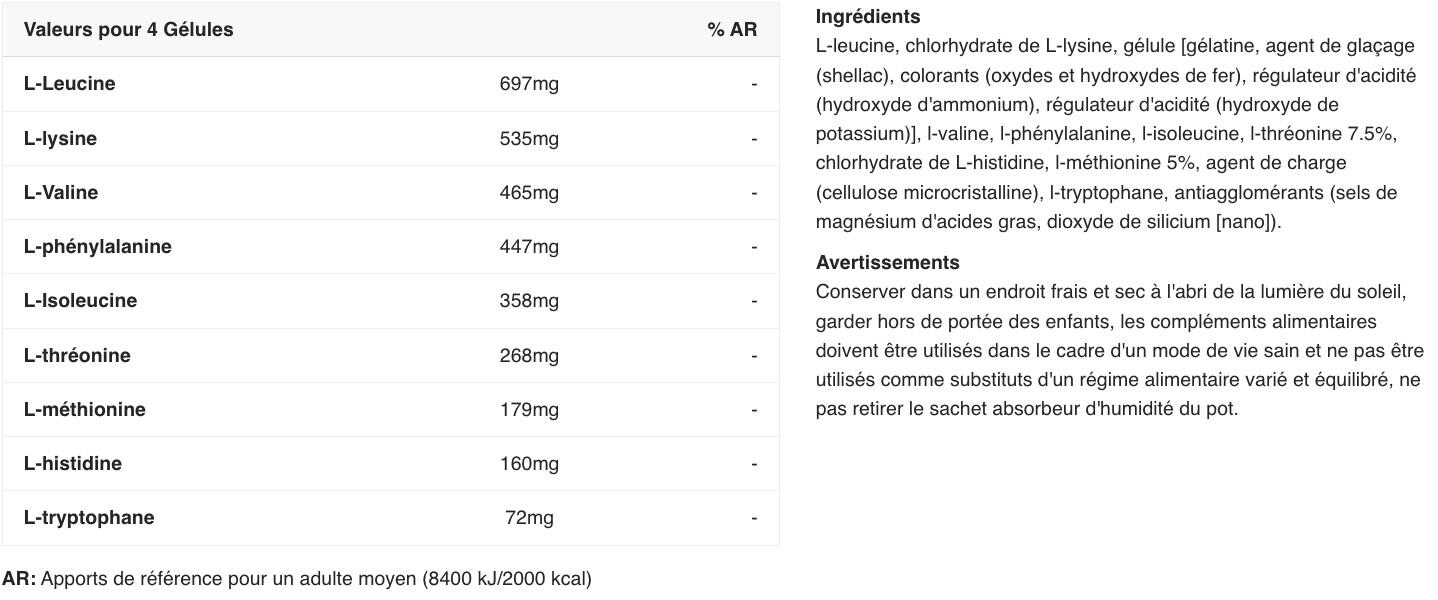 Mega EAA - 240 Cápsulas Scitec Nutrition 2/5