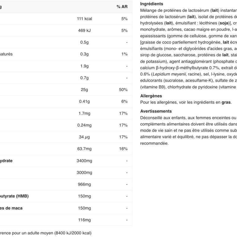 Anabolic Iso+Hydro Chocolat SCITEC NUTRITION Decathlon