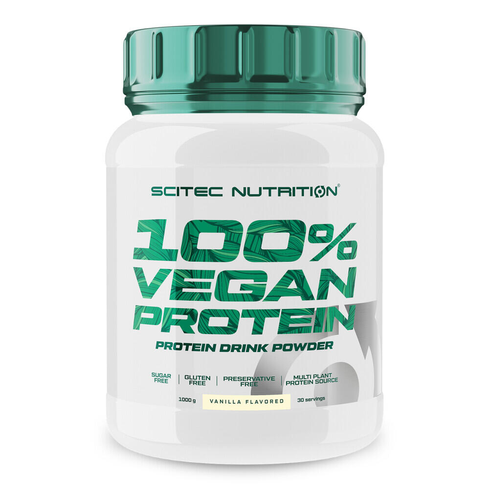 SCITEC NUTRITION Plantaardige Eiwitten - 100% Veganistisch Eiwit (1kg) - Vanille
