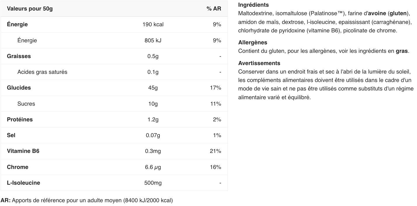 Glucides en poudre - SuperCarb Xpress - Saveur neutre 1000g 2/4