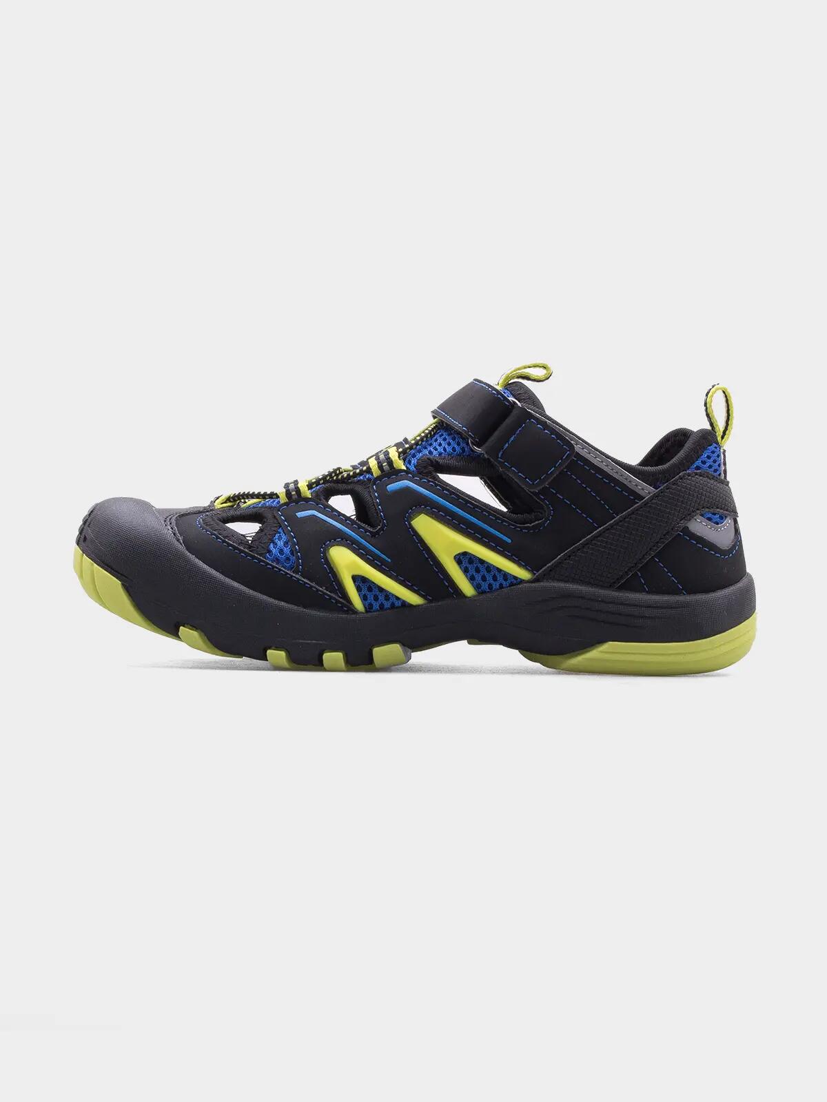 Kappa Kinder Sandale Sommerschuhe Schuhe 260682K 1133 Black/Lime 6/6