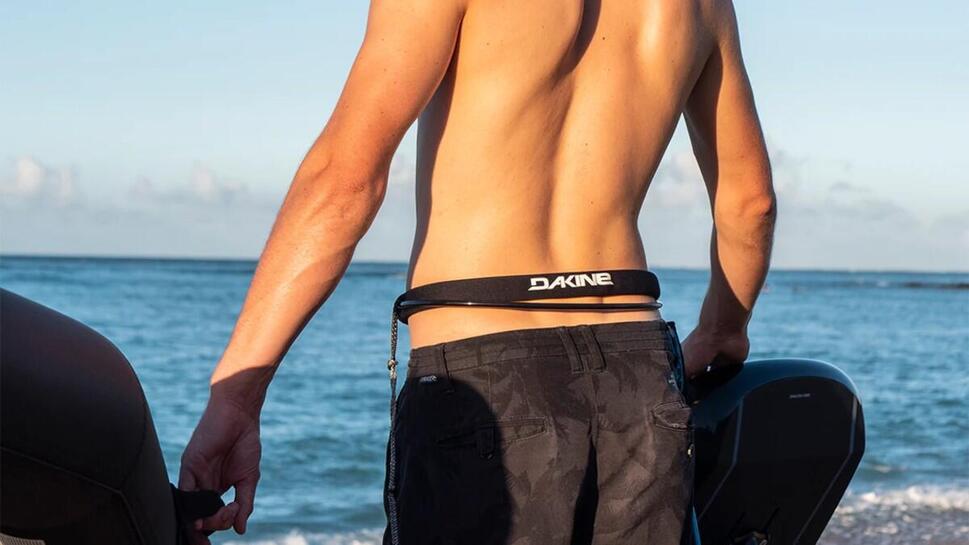 Pas biodrowy Dakine Wing Waist + Leash Wing Black Long