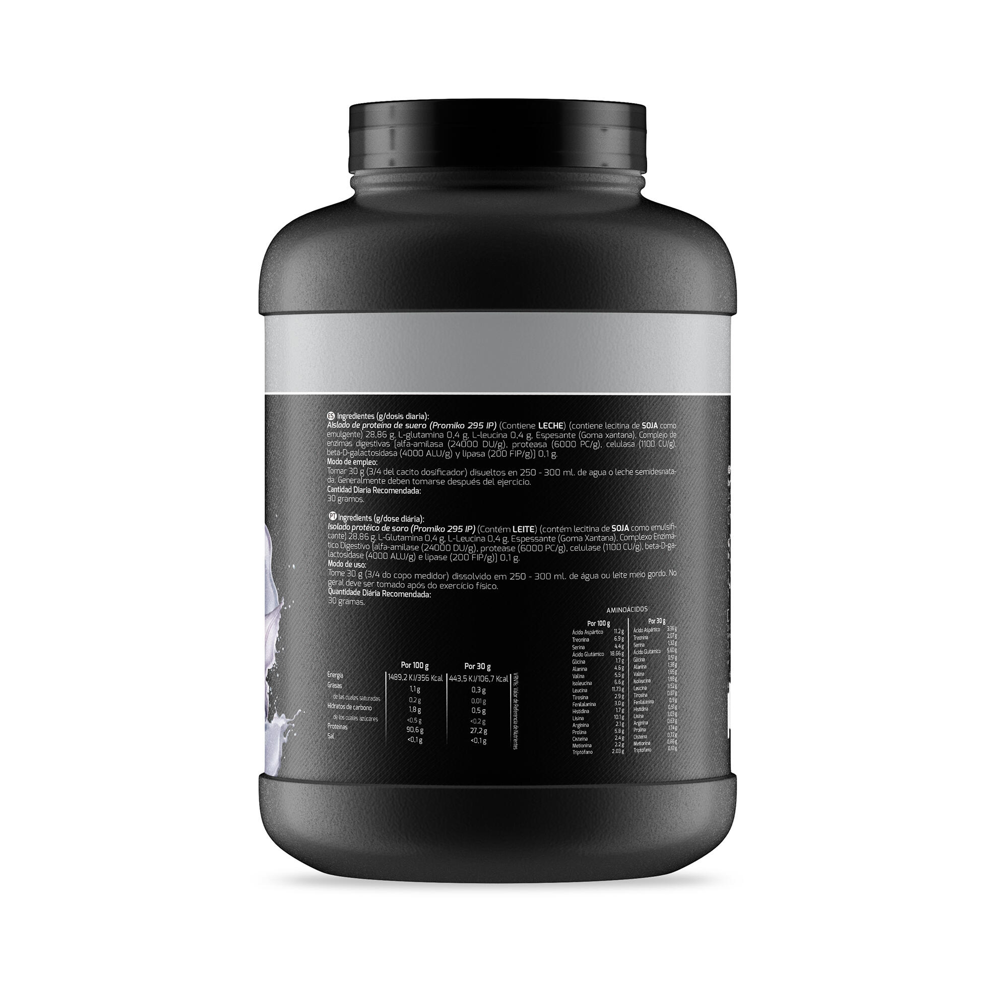 Whey Protein Isolate Sport Live - Sabor Neutro - 1,6Kg - DRASANVI 2/6