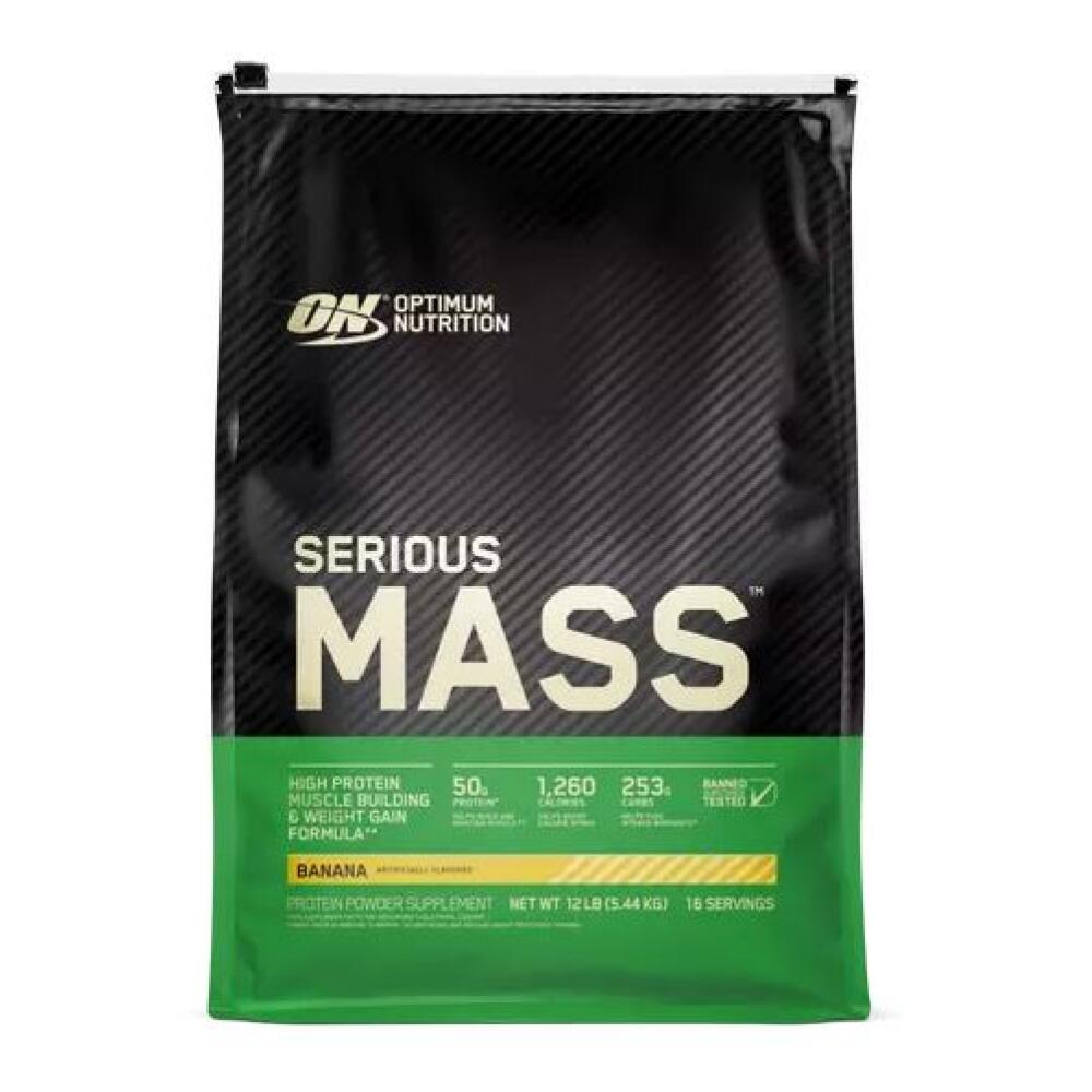 OPTIMUM NUTRITION Serious Mass 5.45 Kg Plátano