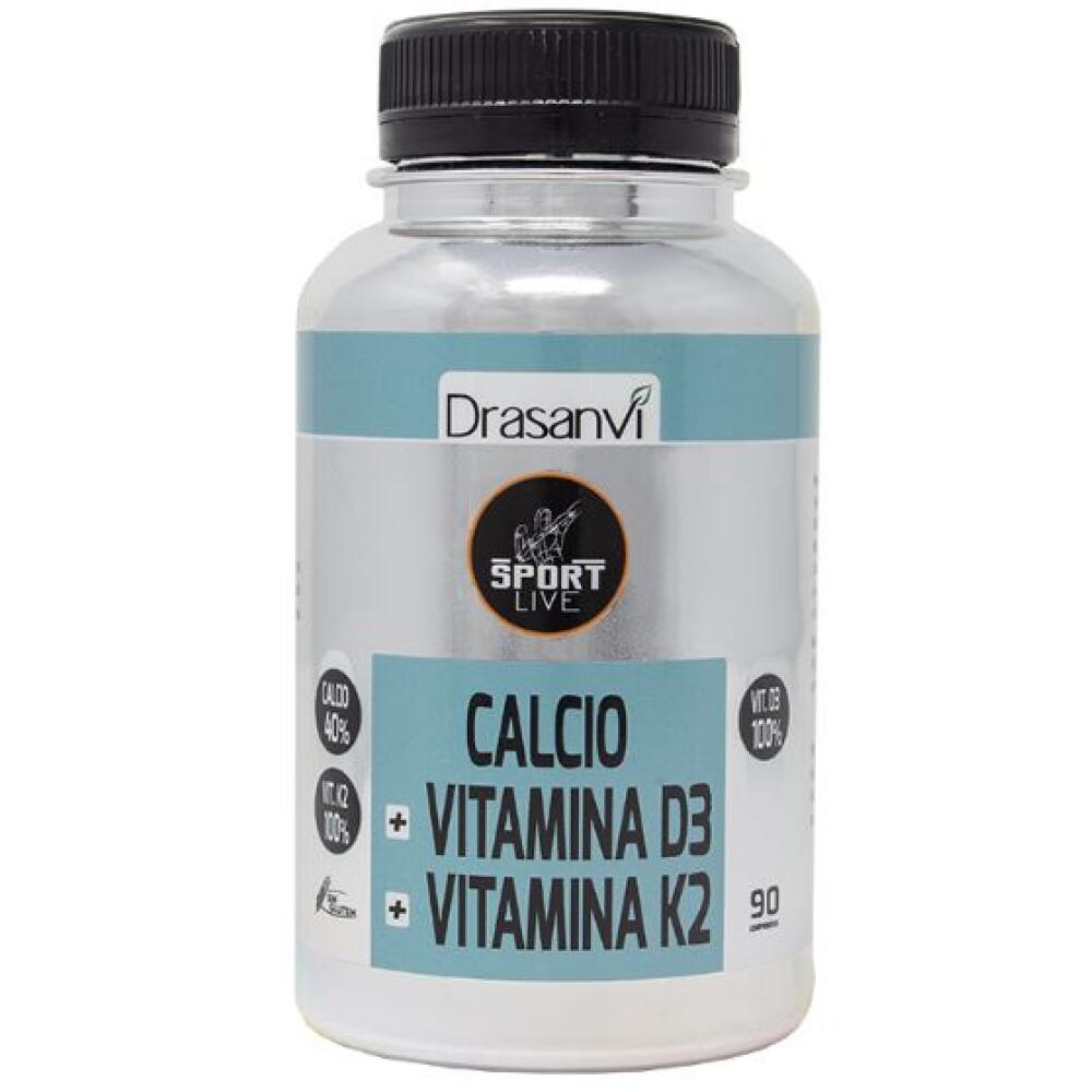 DRASANVI Sport Live Cálcio + Vitamina D3+ K2 90 Comprimidos