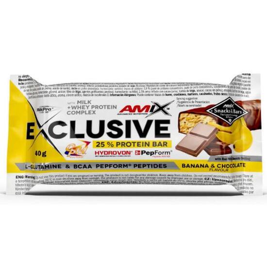 Exclusive Protein Bar 85 Gr 1 Ud Chocolate Blanco - Plátano