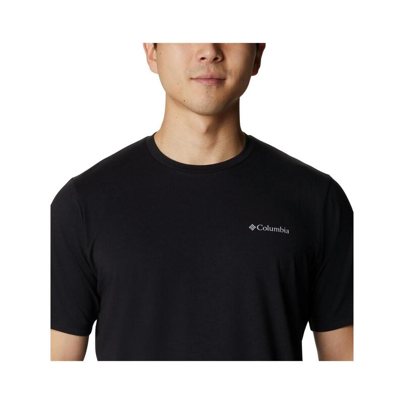 Men's Sun Trek Short Sleeve Tee férfi rövid ujjú sport póló - fekete