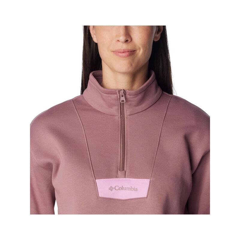 Columbia Lodge Quarter Zip női pulóver - piros