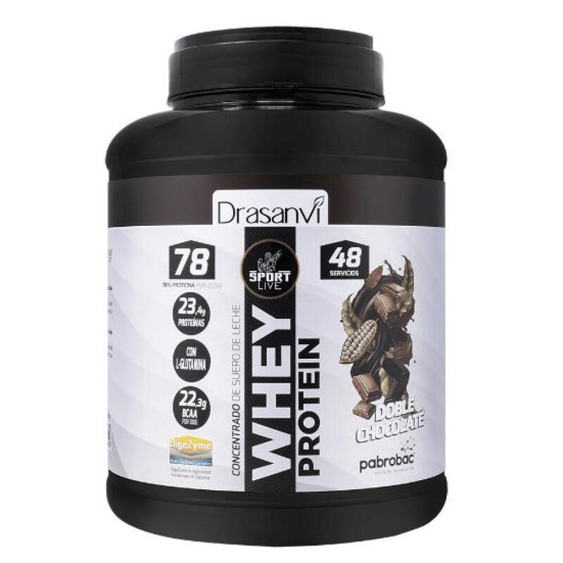 Sport Live Whey Protein Concentrada 1.45 Kg Doble Chocolate