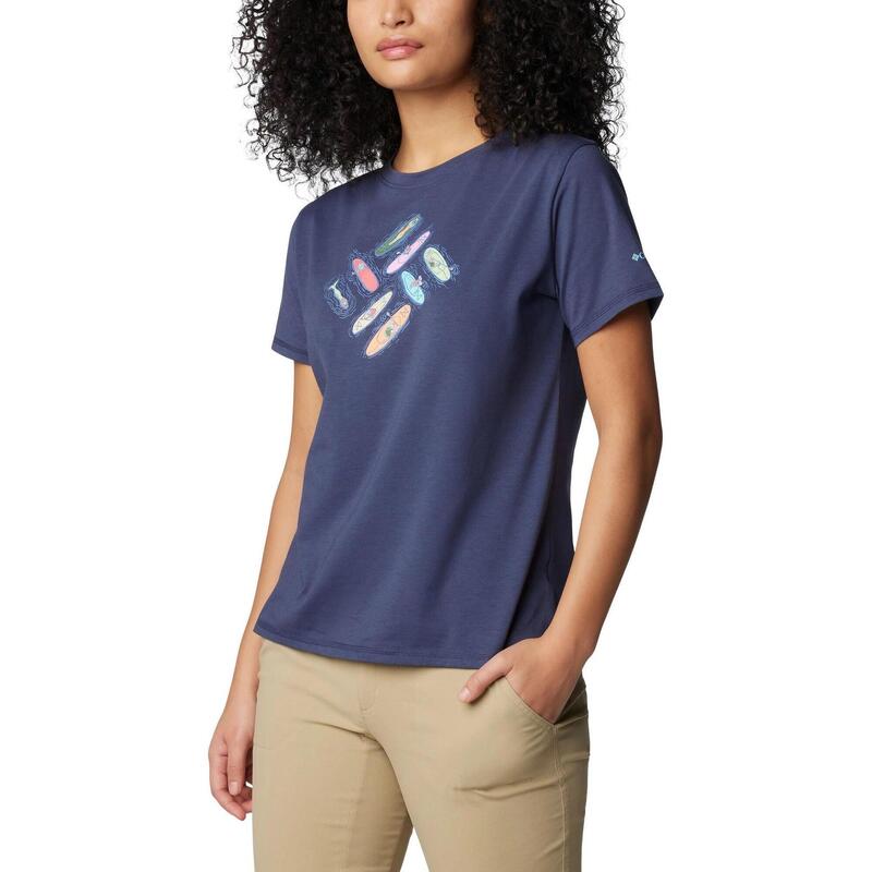 Tricou cu maneci scurte Sun Trek Short Sleeve Graphic Tee femei