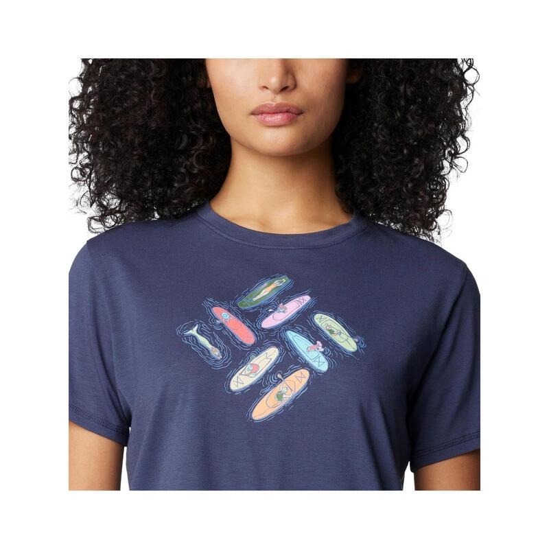Tricou cu maneci scurte Sun Trek Short Sleeve Graphic Tee femei