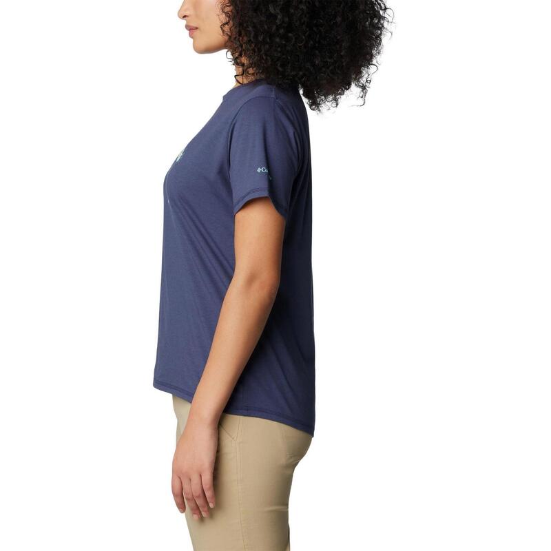 Sun Trek Short Sleeve Graphic Tee női rövid ujjú póló - kék