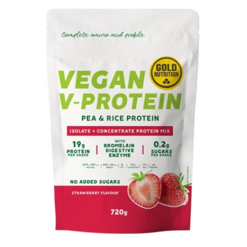 V-Protein Vegan Protein 720 Gr Fresa