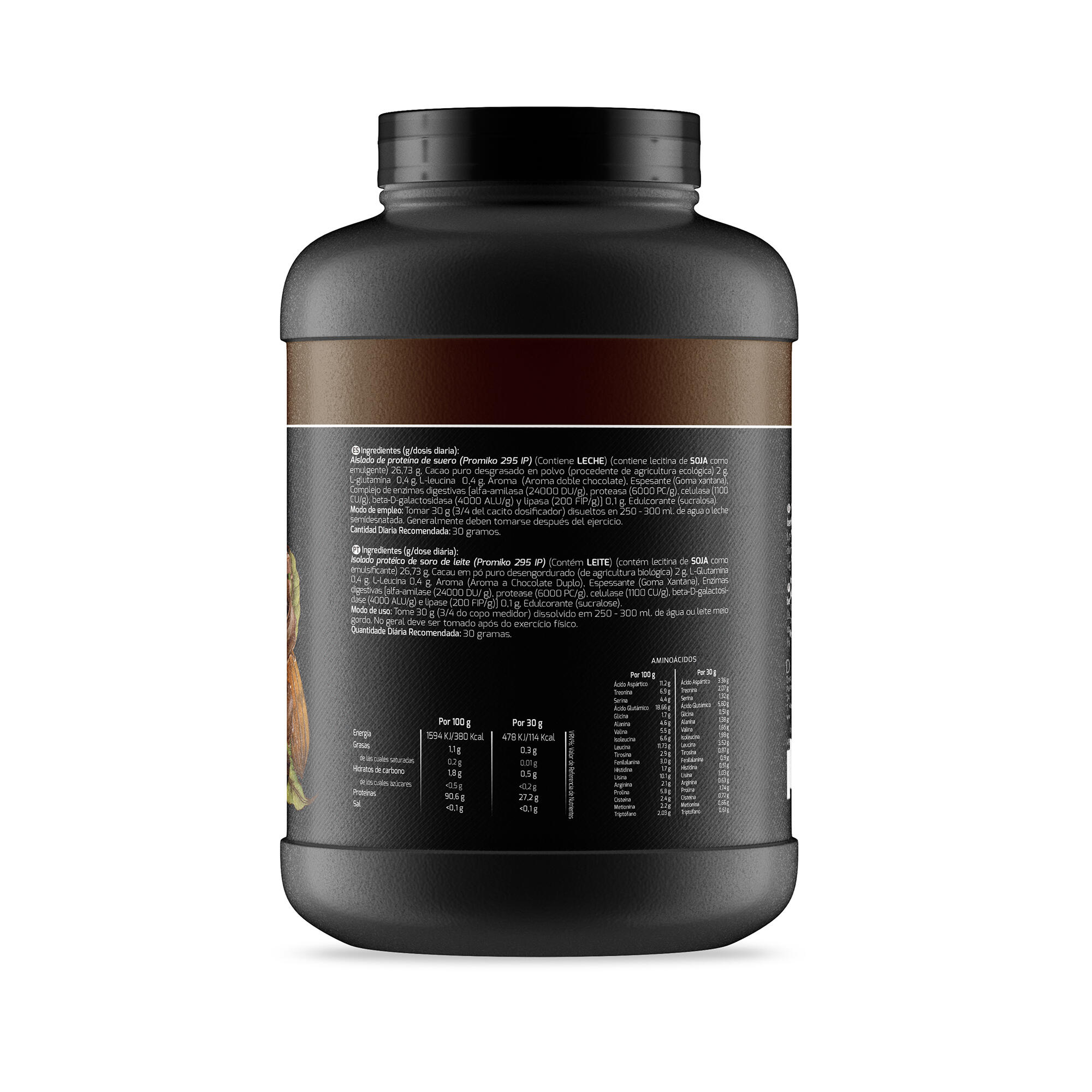 Whey Protein Isolate Sport Live - Doble Chocolate - 1,6Kg - DRASANVI 2/6
