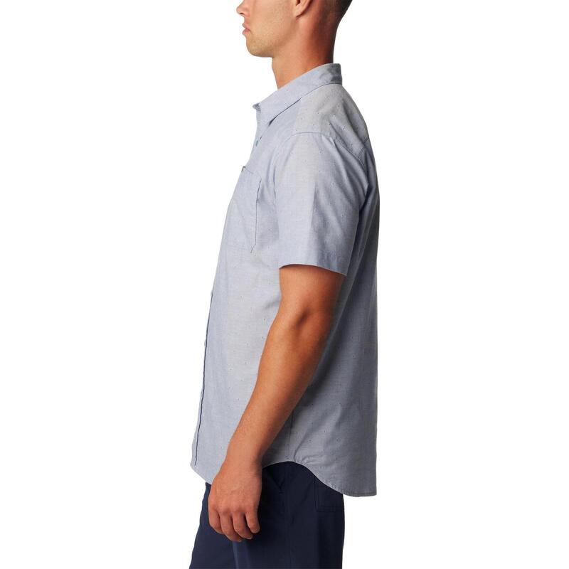 Rapid Rivers Novelty Short Sleeve Shirt férfi rövid ujjú ing - kék