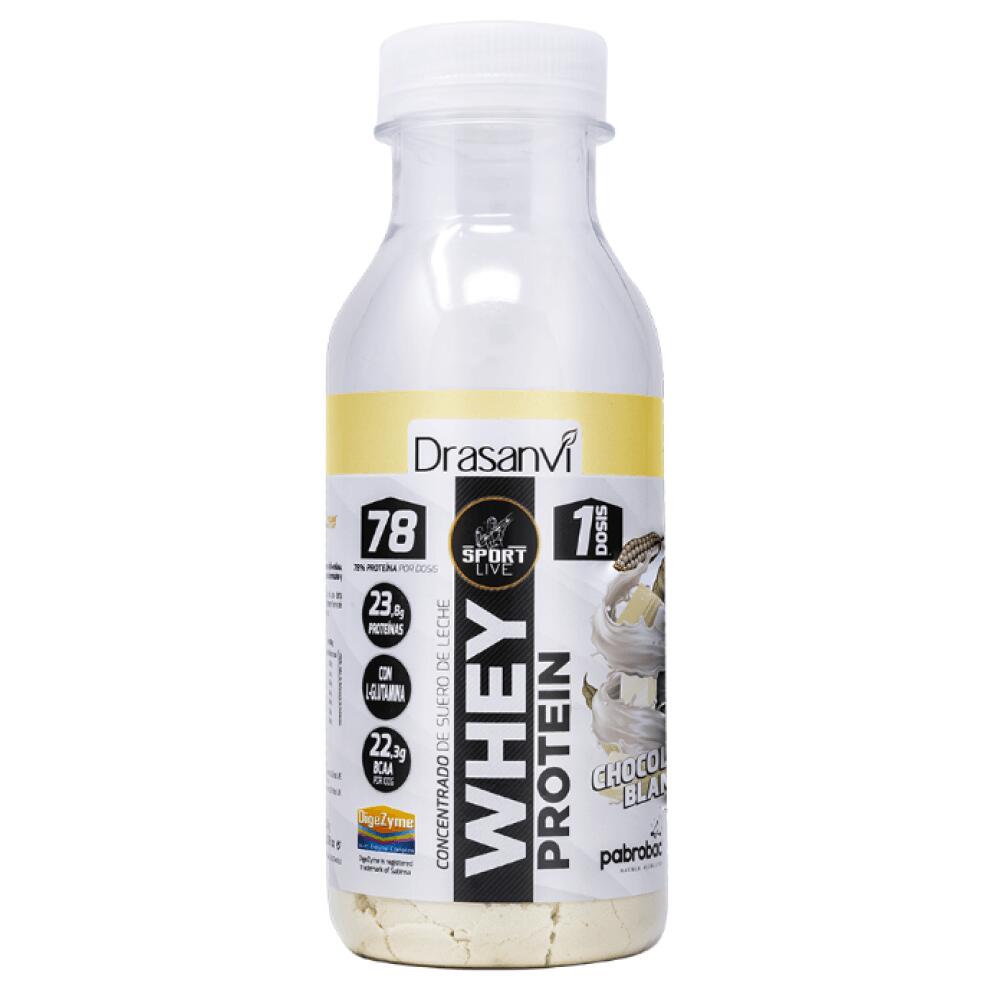 DRASANVI Sport Live Whey Protein Concentrado Monodose 30g Chocolate Branco