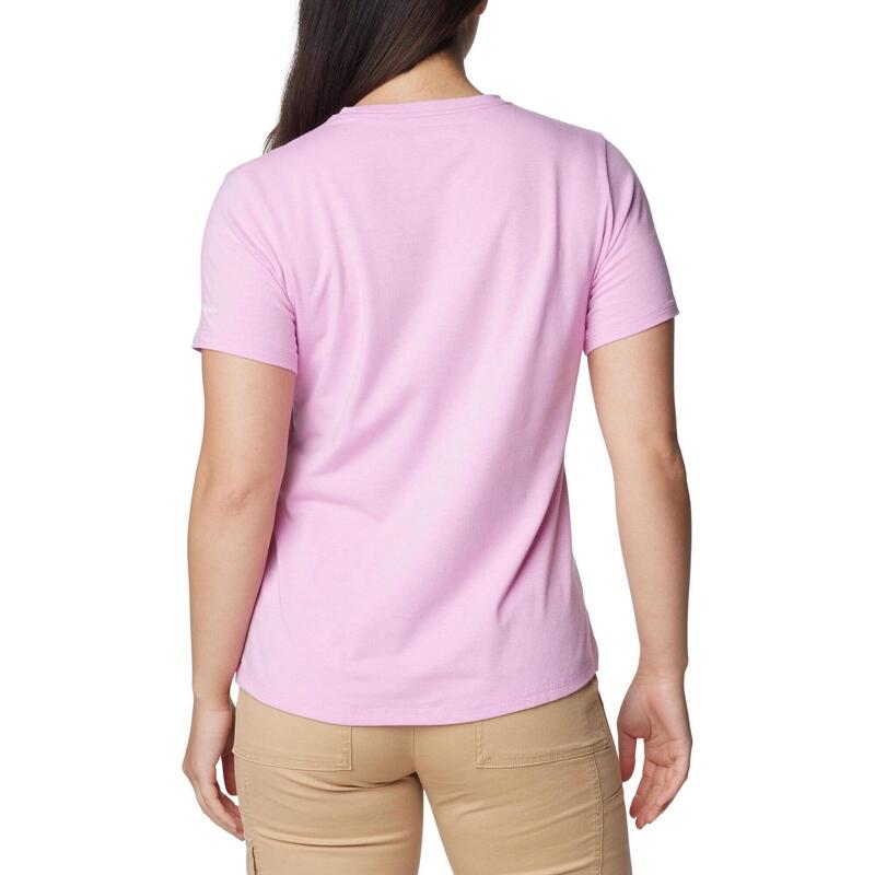 Sun Trek Short Sleeve Graphic Tee női rövid ujjú póló - rózsaszín