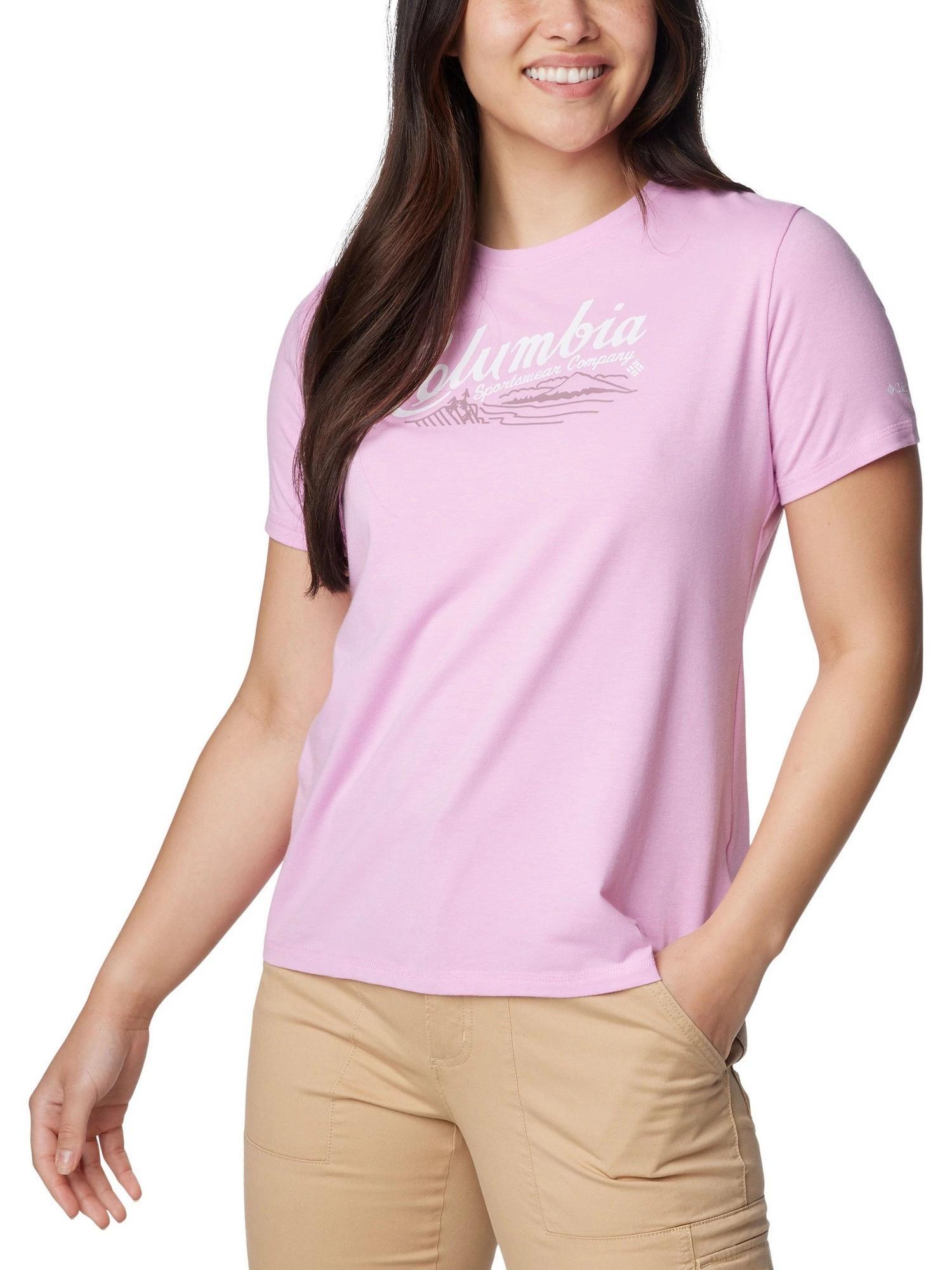 Koszulka damska Columbia Sun Trek Graphic z krótkim rękawem 4/6