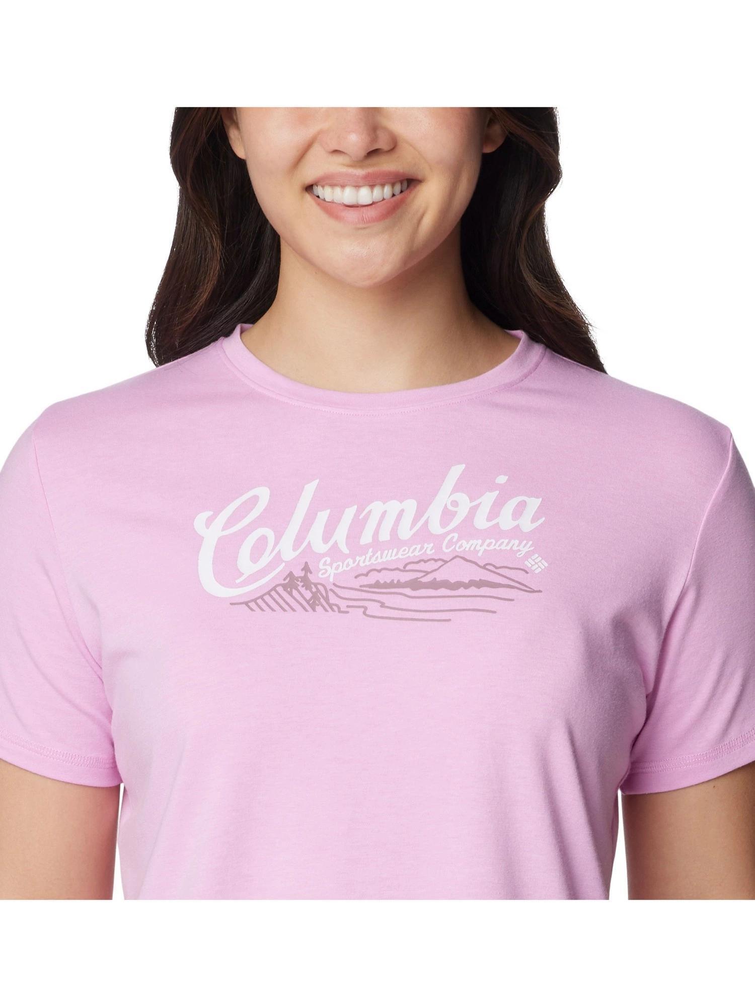 Koszulka damska Columbia Sun Trek Graphic z krótkim rękawem 5/6
