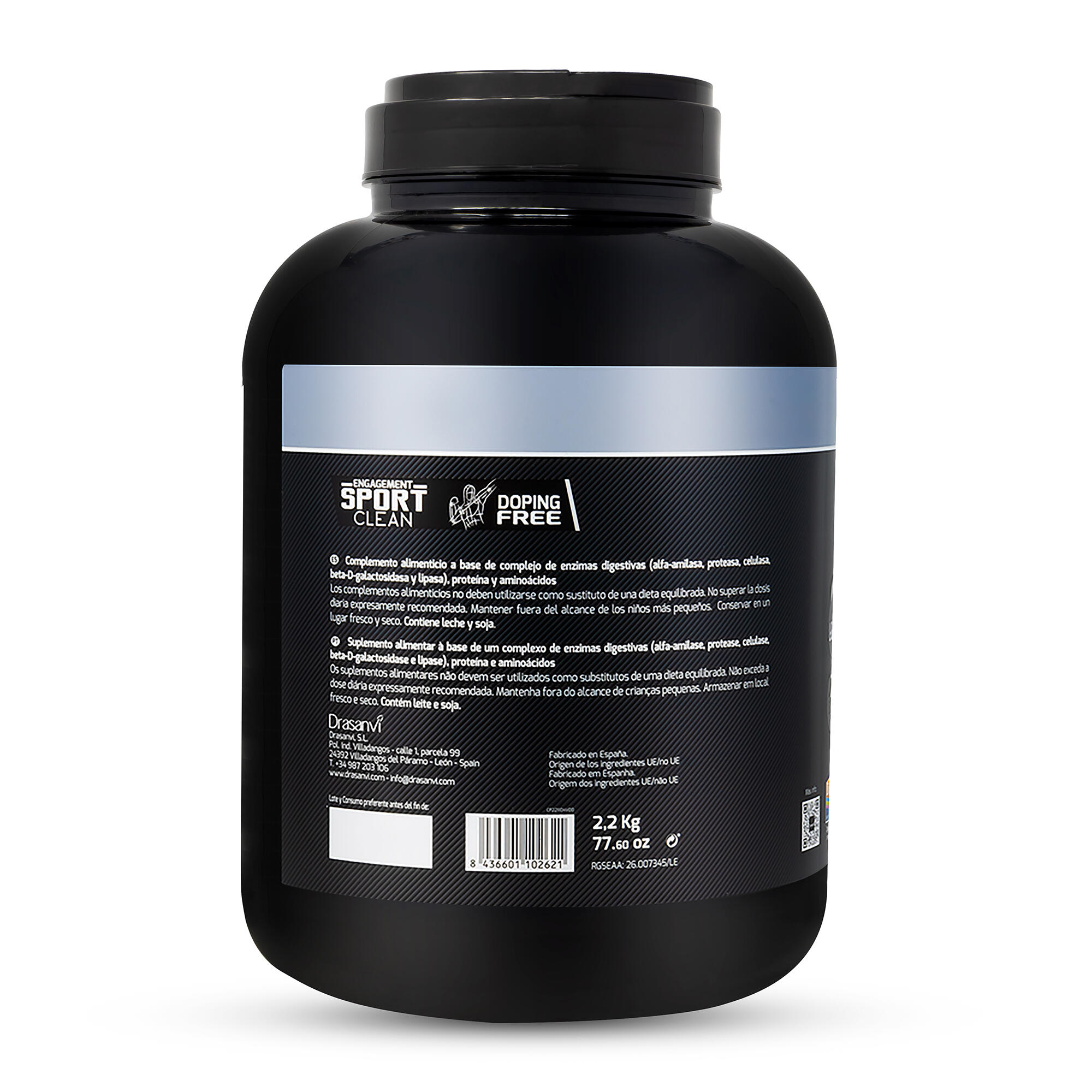 Whey Protein Isolate Sport Live - Sabor Neutro - 2,2Kg - DRASANVI 3/6