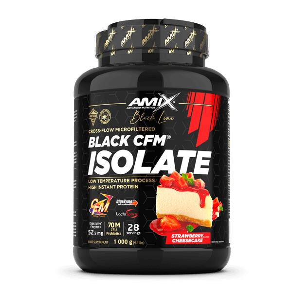 Black CFM Isolate - 1Kg Tarta de queso y Fresa de Amix Nutrition