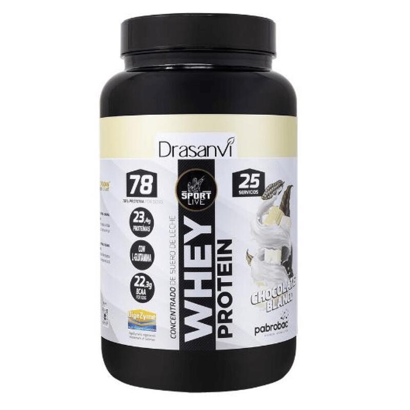 Sport Live Whey Protein Concentrada 750 Gr Chocolate Blanco