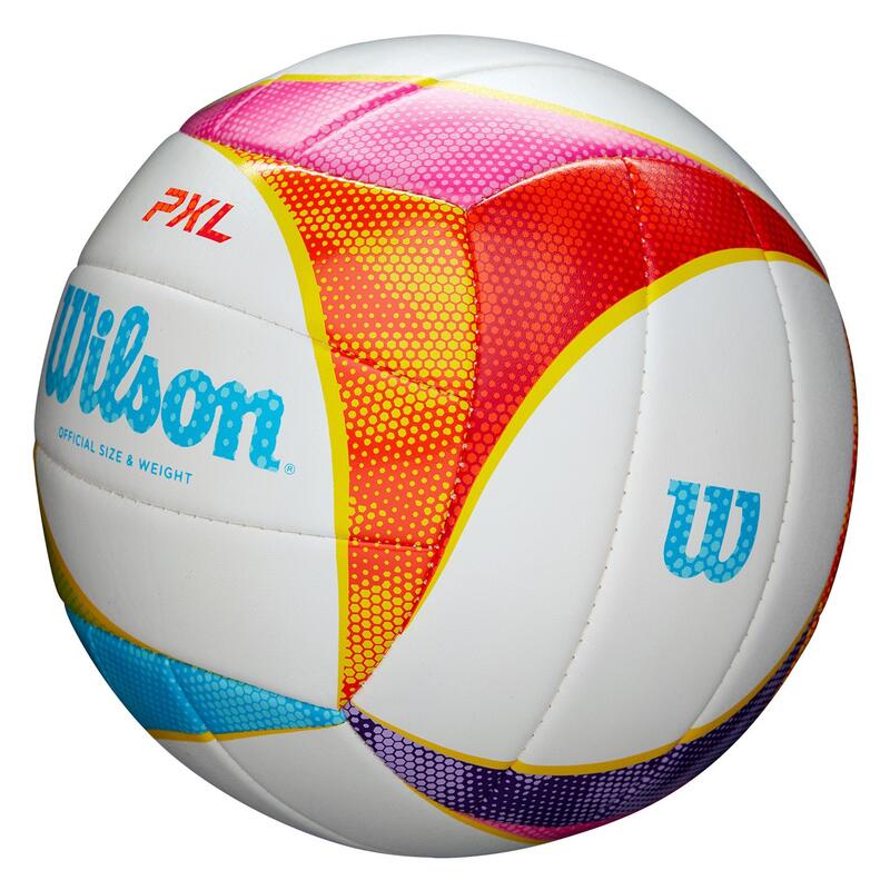 Balón Voleibol Wilson Pxl Vb Blanco/rojo/violeta