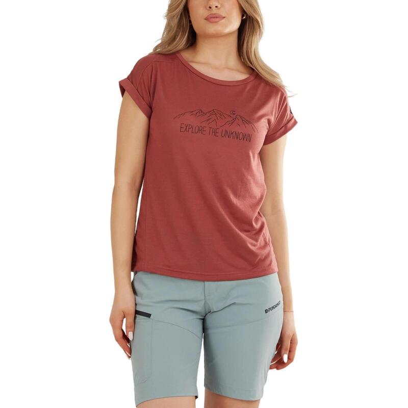 Atmos T-shirt női rövid ujjú póló - piros