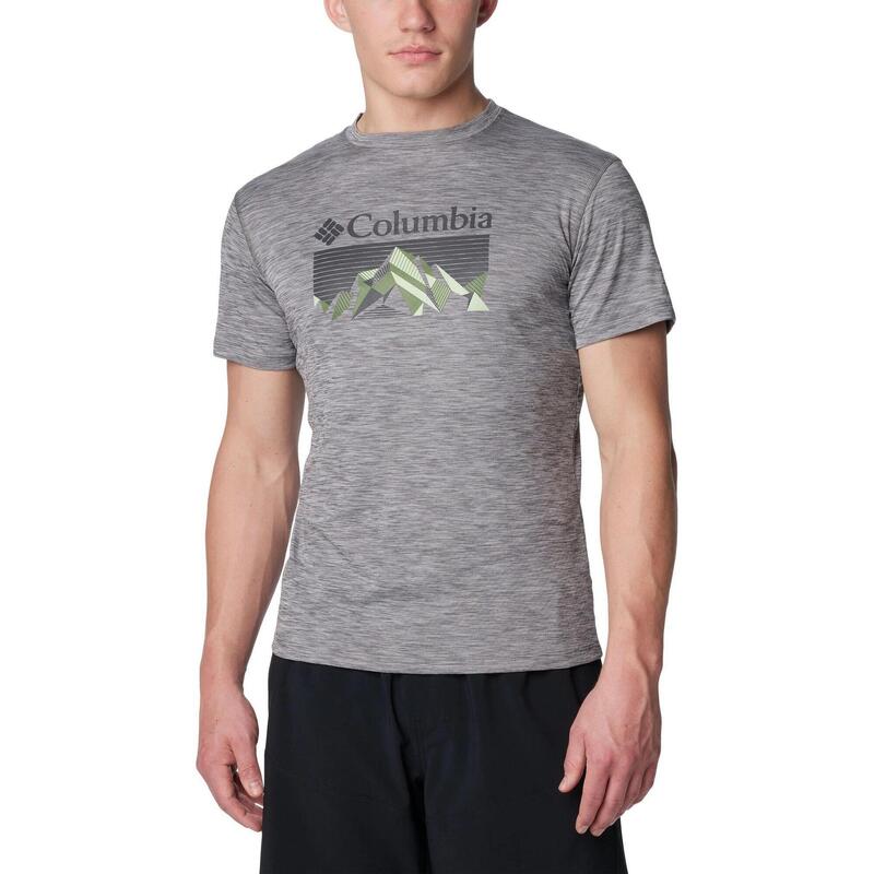 Zero Rules Short Sleeve Graphic Shirt férfi rövid ujjú sport póló - szürke