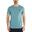 Jaggy Structured T-Shirt férfi rövid ujjú póló - világoskék