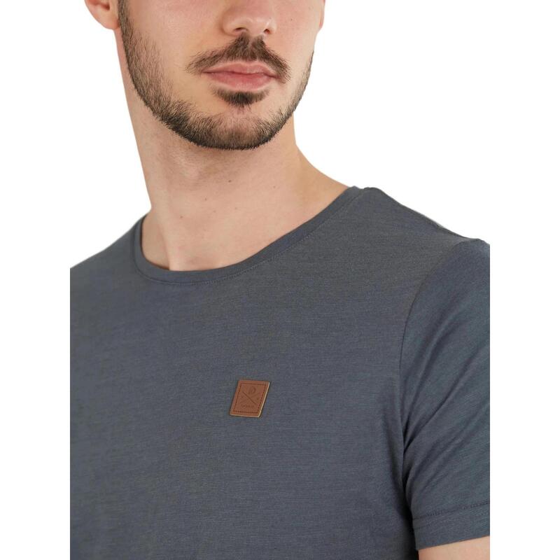 Tricou cu maneci scurte Jaggy Structured T-shirt - gri barbati