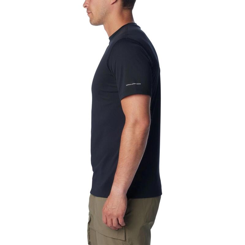 Zero Rules Short Sleeve Graphic Shirt férfi rövid ujjú sport póló - fekete