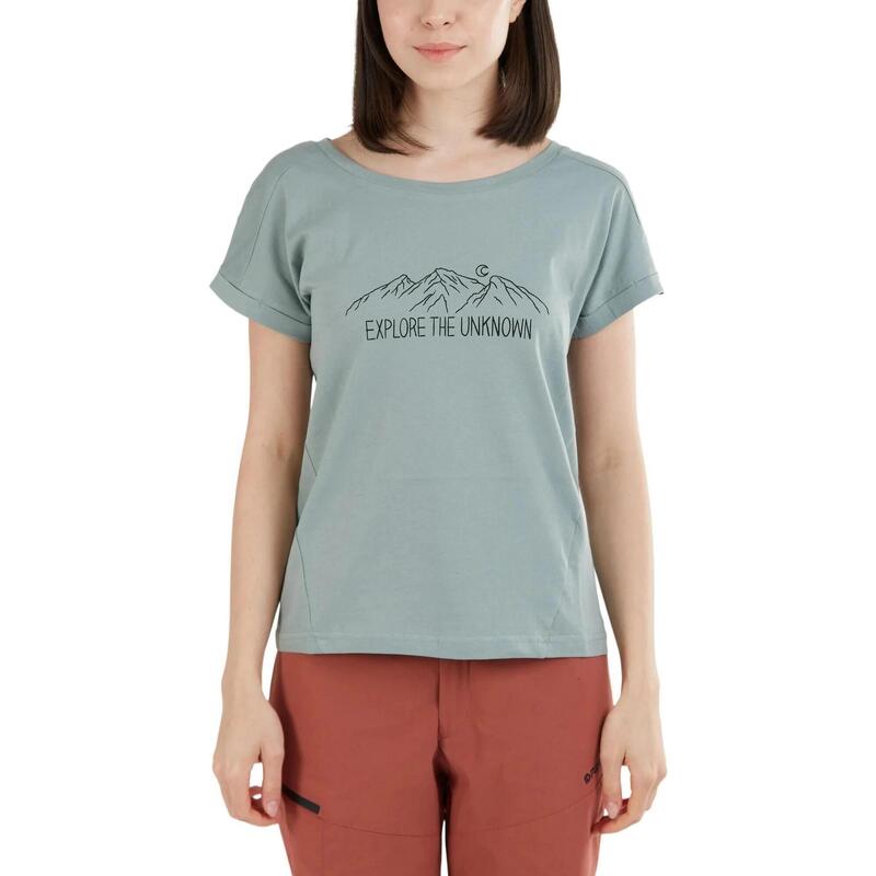 Atmos T-shirt női rövid ujjú póló - világoskék