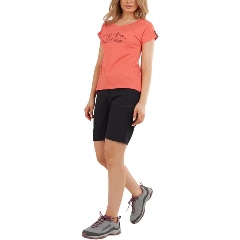Atmos T-shirt női rövid ujjú póló - narancssárga