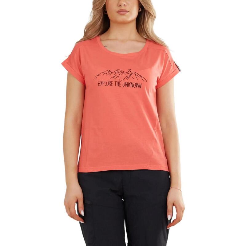 Atmos T-shirt női rövid ujjú póló - narancssárga